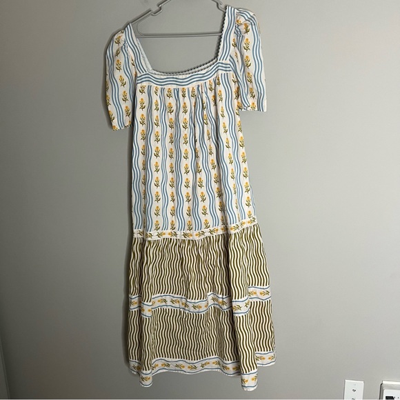 Printfresh X Lars Gracious Gardener Floral Print Midi Dress Women's Size XS - Picture 7 of 8